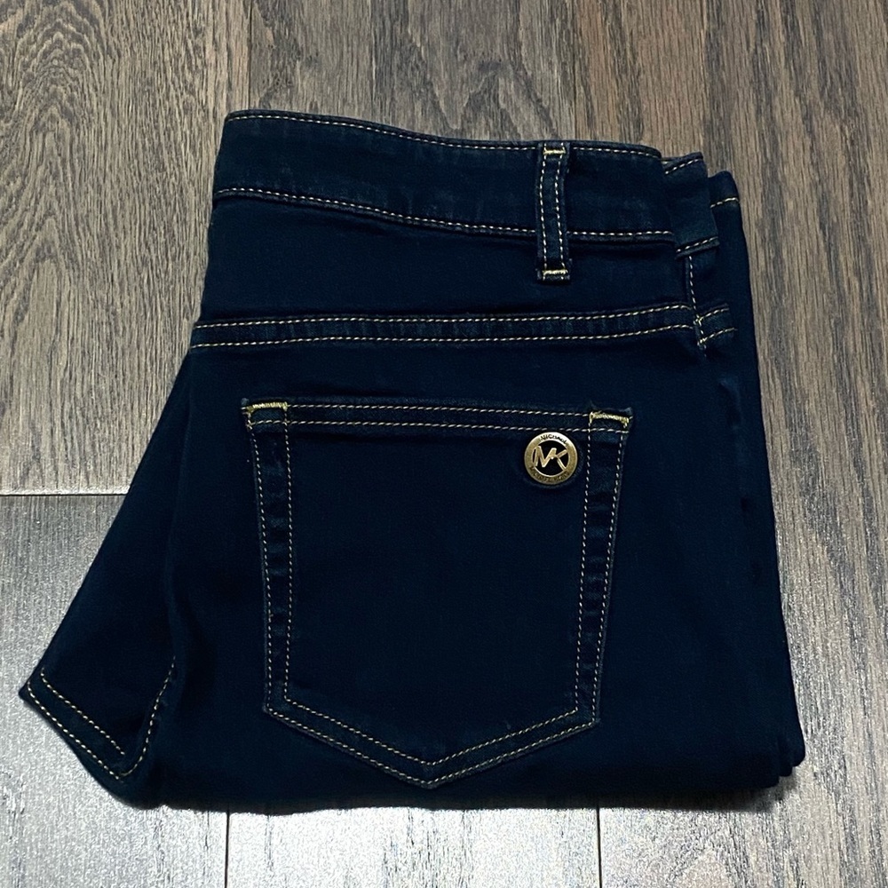 MICHAEL Michael Kors Blue Ankle Cropped Jeans - Picture 11 of 12